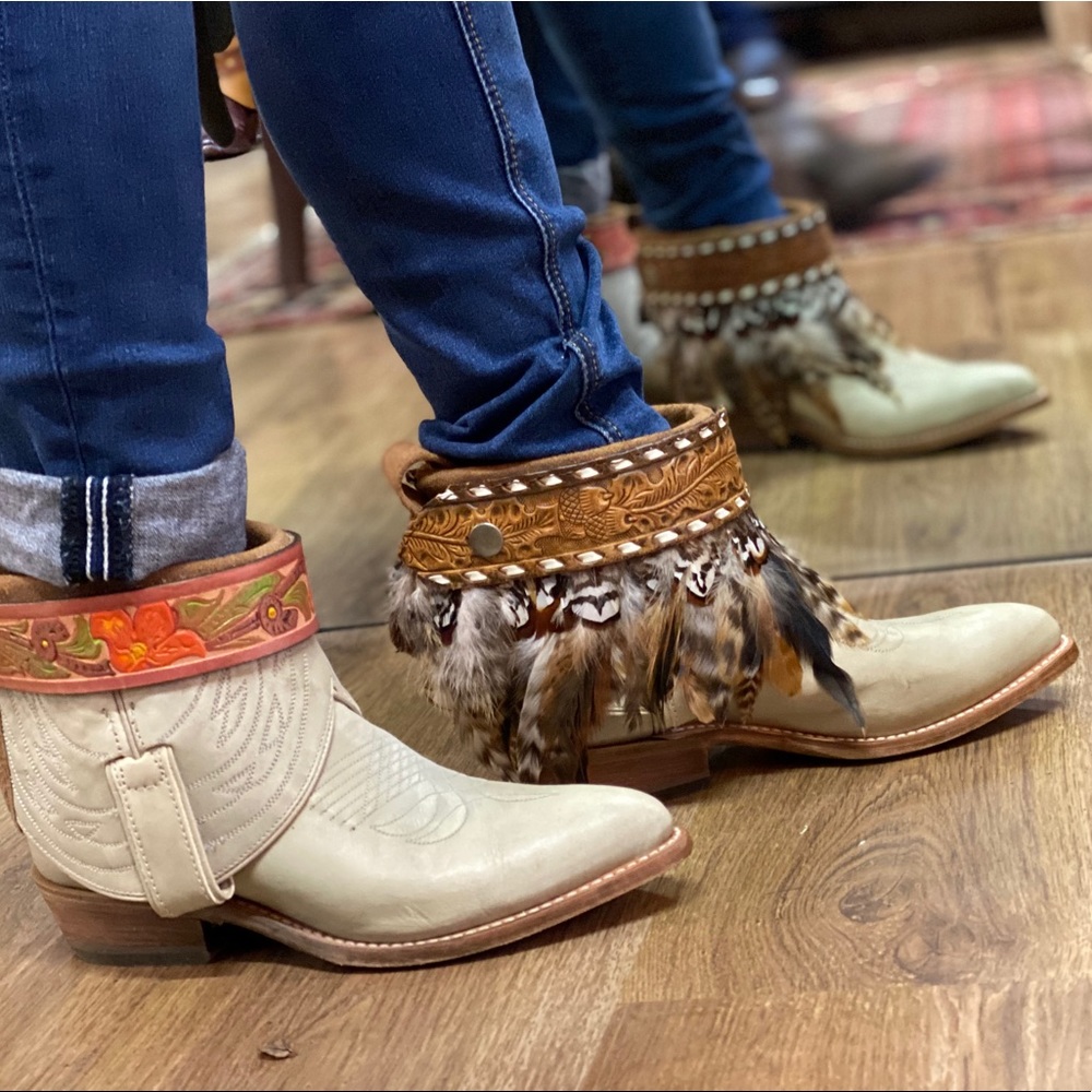 Size 7, Upcycled FRYE boots, ankle boots